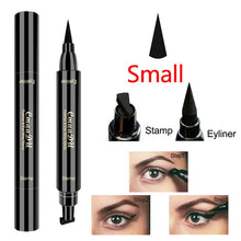 Load image into Gallery viewer, Cmaadu Black Liquid Eyeliner Stamp Marker Pencil Waterproof Stamp Double-ended Eye Liner Pen Cosmetic Eyliner TSLM2