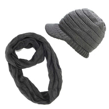 Load image into Gallery viewer, ponytail beanies &amp; scarf sets