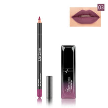 Load image into Gallery viewer, 12 Colors Matte Liquid Lipstick Lipgloss Pink Orange Lip Contour Lipliner Wood Nude Lip gloss Lip stick Makeup Set P1205#