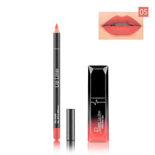 Load image into Gallery viewer, 12 Colors Matte Liquid Lipstick Lipgloss Pink Orange Lip Contour Lipliner Wood Nude Lip gloss Lip stick Makeup Set P1205#