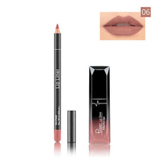 Load image into Gallery viewer, 12 Colors Matte Liquid Lipstick Lipgloss Pink Orange Lip Contour Lipliner Wood Nude Lip gloss Lip stick Makeup Set P1205#