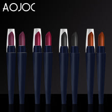 Load image into Gallery viewer, Aojoc cosmetic makeup 20 Color Matte Lipstick Waterproof black blue yellow color Lip Gloss Creamy Paint Moisturizer Sexy Pigment