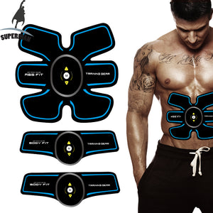 Superman ems trainer tens ems machine smart fitness muscle stimulator muscle stimulation training gel pad