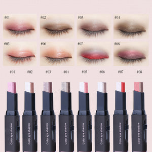 Double Color Eye Shadow Cream Pen Stick Pen Gradient Portable Size Eye Cosmetic Beauty Makeup