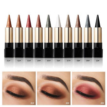 Load image into Gallery viewer, 20 Colors Metallic Shimmer Eyeshadow Stick Makeup Pen Waterproof Smoky Eye Shadow Creamy Red Nude Eye Cosmetic Tools