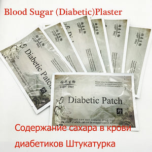 8pcs Type 2 Diabetes Patch Chinese Natural Herbal Medications Treatment Cure Diabetes Reduce High Blood Sugar Product