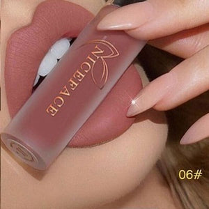 24 Color Lipstick Makeup Lips Matte Long-lasting Waterproof Liquid Lip Gloss Nude Cosmetic Mate Non-stick Cup Lipsticks