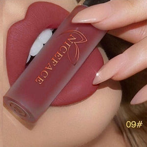 24 Color Lipstick Makeup Lips Matte Long-lasting Waterproof Liquid Lip Gloss Nude Cosmetic Mate Non-stick Cup Lipsticks