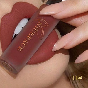 24 Color Lipstick Makeup Lips Matte Long-lasting Waterproof Liquid Lip Gloss Nude Cosmetic Mate Non-stick Cup Lipsticks