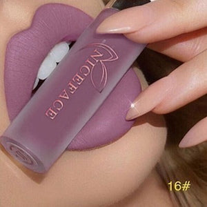 24 Color Lipstick Makeup Lips Matte Long-lasting Waterproof Liquid Lip Gloss Nude Cosmetic Mate Non-stick Cup Lipsticks