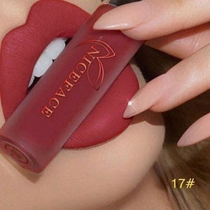 24 Color Lipstick Makeup Lips Matte Long-lasting Waterproof Liquid Lip Gloss Nude Cosmetic Mate Non-stick Cup Lipsticks