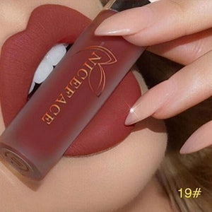 24 Color Lipstick Makeup Lips Matte Long-lasting Waterproof Liquid Lip Gloss Nude Cosmetic Mate Non-stick Cup Lipsticks