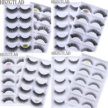 Load image into Gallery viewer, NEW 1/3/5 pairs Fake Mink Eyelashes 3D Natural False Eyelashes 3d Mink Lashes Soft Eyelash Extension Makeup Kit Cilios