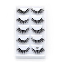 Load image into Gallery viewer, NEW 1/3/5 pairs Fake Mink Eyelashes 3D Natural False Eyelashes 3d Mink Lashes Soft Eyelash Extension Makeup Kit Cilios