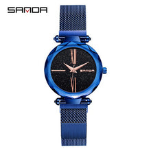 Load image into Gallery viewer, SANDA Modern Fashion Watch Women Mesh Stainless Steel Ladies Watches Top Brand Luxury High Quality Wristwatch Gift for Female