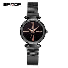 Load image into Gallery viewer, SANDA Modern Fashion Watch Women Mesh Stainless Steel Ladies Watches Top Brand Luxury High Quality Wristwatch Gift for Female