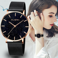 Load image into Gallery viewer, Ladies Watch Modern Fashion Quartz Watch Men Women Mesh Stainless Steel Watchband High Quality Casual Wristwatch Bracelet Gift