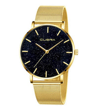 Load image into Gallery viewer, Ladies Watch Modern Fashion Quartz Watch Men Women Mesh Stainless Steel Watchband High Quality Casual Wristwatch Bracelet Gift