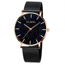 Load image into Gallery viewer, Ladies Watch Modern Fashion Quartz Watch Men Women Mesh Stainless Steel Watchband High Quality Casual Wristwatch Bracelet Gift