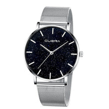 Load image into Gallery viewer, Ladies Watch Modern Fashion Quartz Watch Men Women Mesh Stainless Steel Watchband High Quality Casual Wristwatch Bracelet Gift