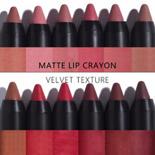 Load image into Gallery viewer, langmanni Maquiage 12color matte lipstick Waterproof Nude Velvet lipstick sexy Beauty Long-lasting batom Red Lips tint Cosmetic