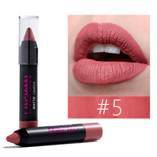 Load image into Gallery viewer, langmanni Maquiage 12color matte lipstick Waterproof Nude Velvet lipstick sexy Beauty Long-lasting batom Red Lips tint Cosmetic