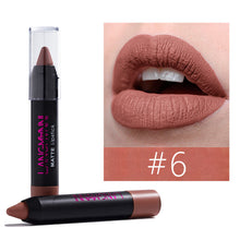 Load image into Gallery viewer, langmanni Maquiage 12color matte lipstick Waterproof Nude Velvet lipstick sexy Beauty Long-lasting batom Red Lips tint Cosmetic