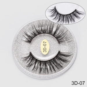 Eyelashes 3D Mink Eyelashes Crossing Mink Lashes Hand Made Full Strip Eye Lashes 12 Styles New Package cilios Naturais