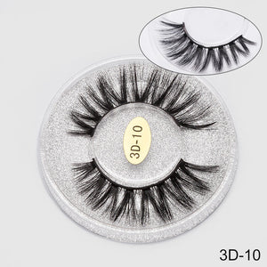 Eyelashes 3D Mink Eyelashes Crossing Mink Lashes Hand Made Full Strip Eye Lashes 12 Styles New Package cilios Naturais