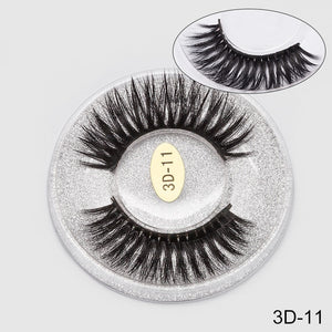 Eyelashes 3D Mink Eyelashes Crossing Mink Lashes Hand Made Full Strip Eye Lashes 12 Styles New Package cilios Naturais