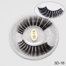 Load image into Gallery viewer, Eyelashes 3D Mink Eyelashes Crossing Mink Lashes Hand Made Full Strip Eye Lashes 12 Styles New Package cilios Naturais