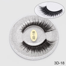 Load image into Gallery viewer, Eyelashes 3D Mink Eyelashes Crossing Mink Lashes Hand Made Full Strip Eye Lashes 12 Styles New Package cilios Naturais