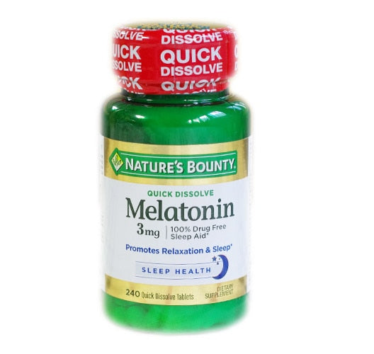 Free shipping Melatonin 3 mg 240 pcs