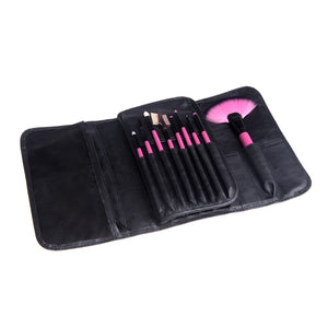 Wood Professional 22Pcs Makeup Brush Kit Cosmetic Make Up Set with Pouch Bag