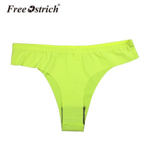 Free Ostrich Invisible Women 2019 Fashion Underwear Thong Cotton Spandex Gas Seamless Crotch Sexy Drop Shipping B1140