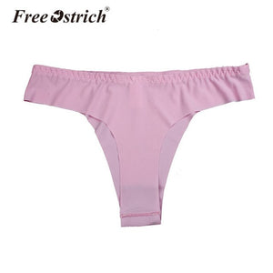 Free Ostrich Invisible Women 2019 Fashion Underwear Thong Cotton Spandex Gas Seamless Crotch Sexy Drop Shipping B1140