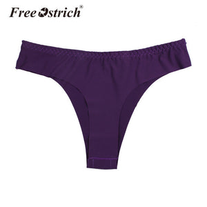 Free Ostrich Invisible Women 2019 Fashion Underwear Thong Cotton Spandex Gas Seamless Crotch Sexy Drop Shipping B1140