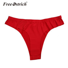 Load image into Gallery viewer, Free Ostrich Invisible Women 2019 Fashion Underwear Thong Cotton Spandex Gas Seamless Crotch Sexy Drop Shipping B1140